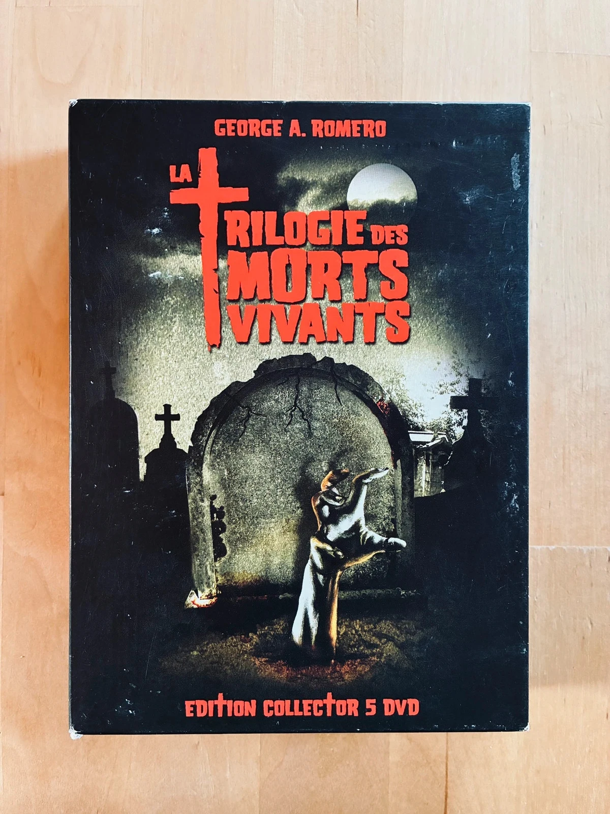 Coffret 5 DVD La trilogie des Morts Vivants de George A. Romero.